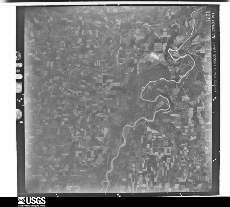 U.S. Geological Survey aerial photograph, 1958-06-03, scale 1:60000