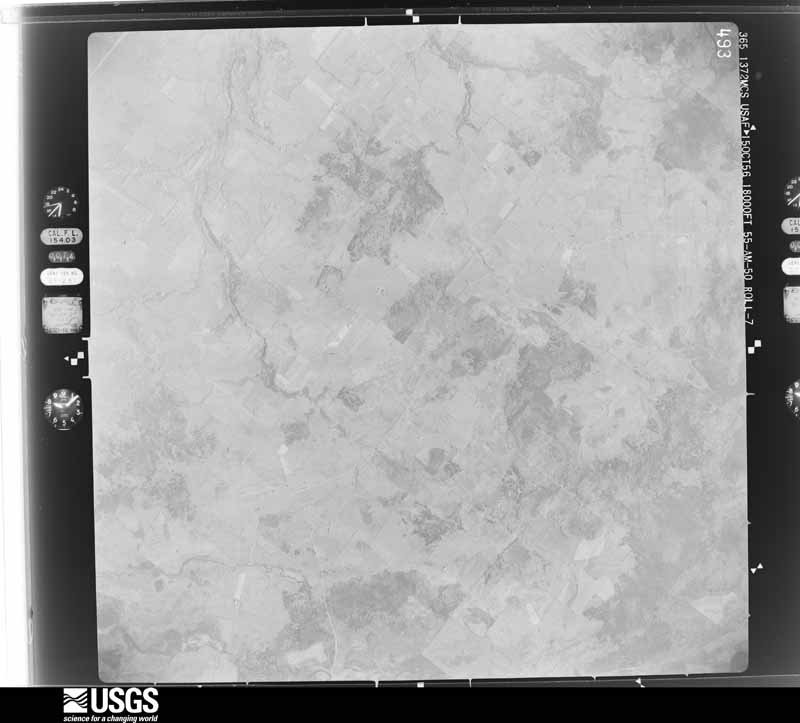 U.S. Geological Survey aerial photograph, 1958-10-11, scale 1:35000