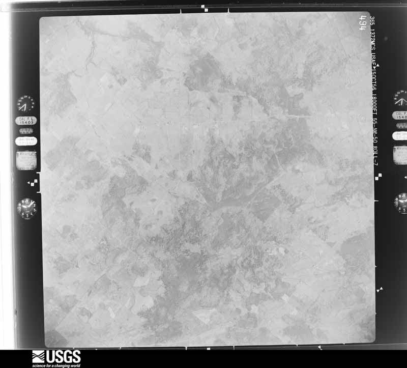 U.S. Geological Survey aerial photograph, 1958-10-11, scale 1:35000