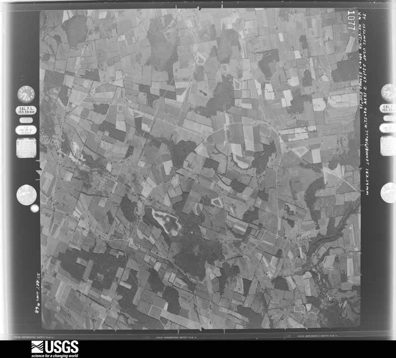 U.S. Geological Survey aerial photograph, 1958-09-23, scale 1:35000