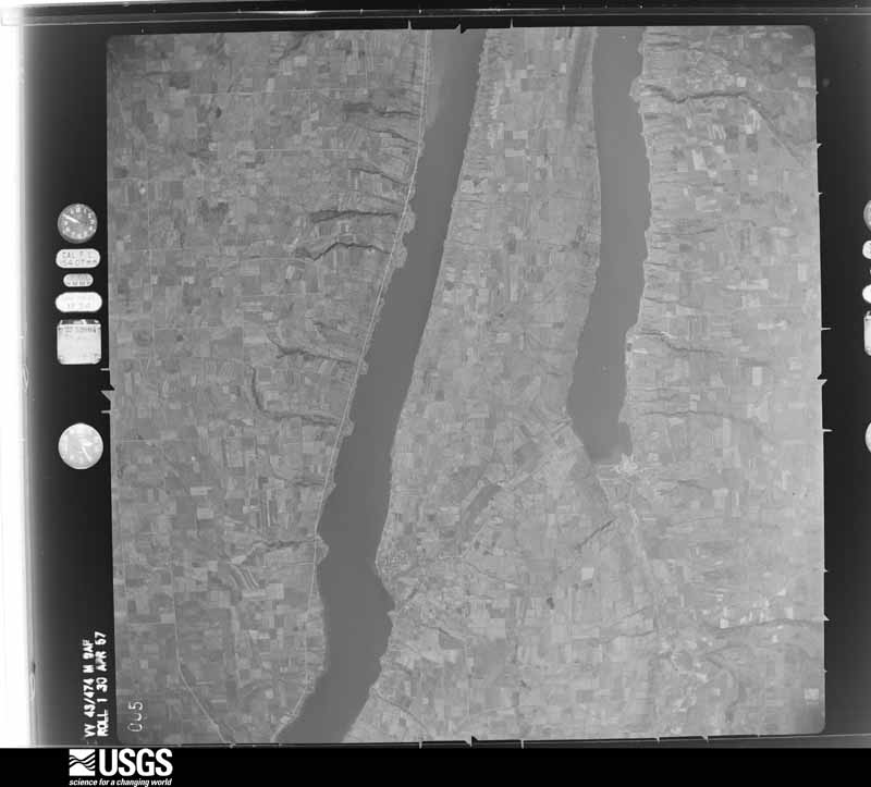U.S. Geological Survey aerial photograph, 1957-04-30, scale 1:60000