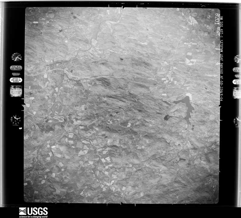 U.S. Geological Survey aerial photograph, 1960-05-01, scale 1:60000