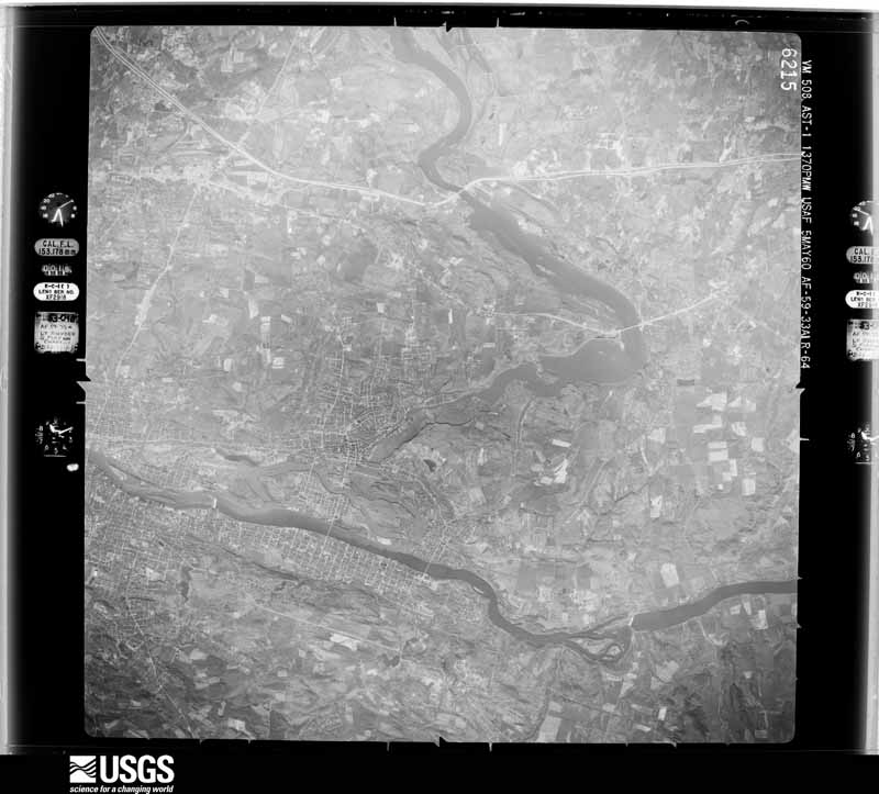 U.S. Geological Survey aerial photograph, 1960-05-01, scale 1:60000