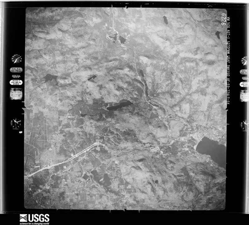 U.S. Geological Survey aerial photograph, 1960-05-01, scale 1:60000
