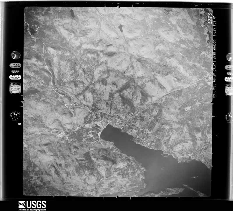 U.S. Geological Survey aerial photograph, 1960-05-01, scale 1:60000