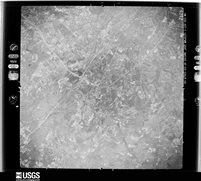 U.S. Geological Survey aerial photograph, 1960-05-01, scale 1:60000