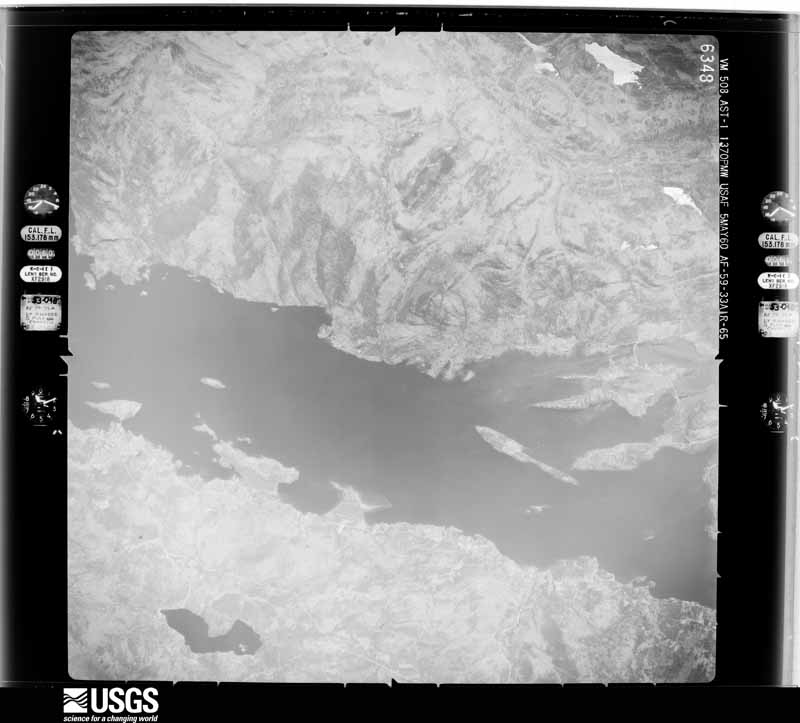 U.S. Geological Survey aerial photograph, 1960-05-01, scale 1:60000