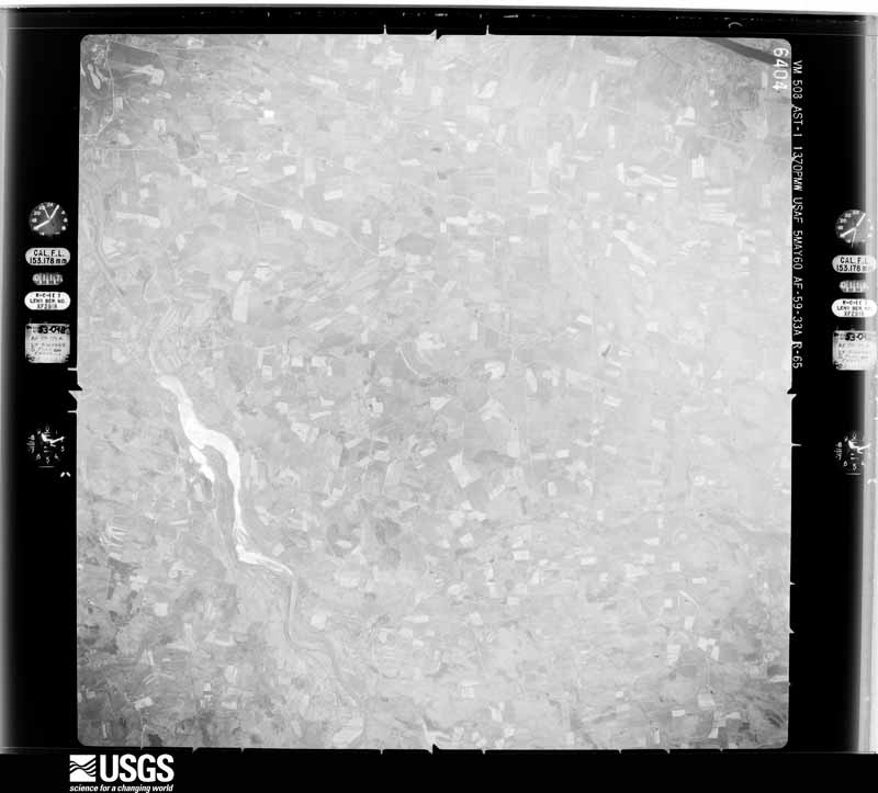 U.S. Geological Survey aerial photograph, 1960-05-01, scale 1:60000