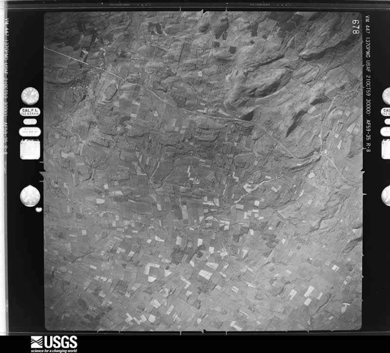 U.S. Geological Survey aerial photograph, 1959-10-21, scale 1:60000