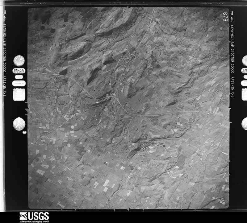 U.S. Geological Survey aerial photograph, 1959-10-21, scale 1:60000