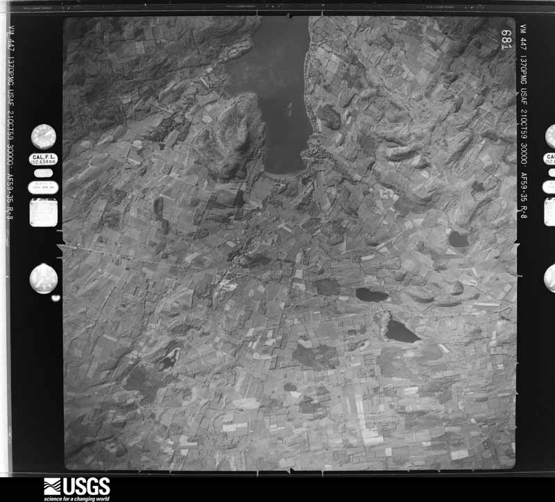 U.S. Geological Survey aerial photograph, 1959-10-21, scale 1:60000