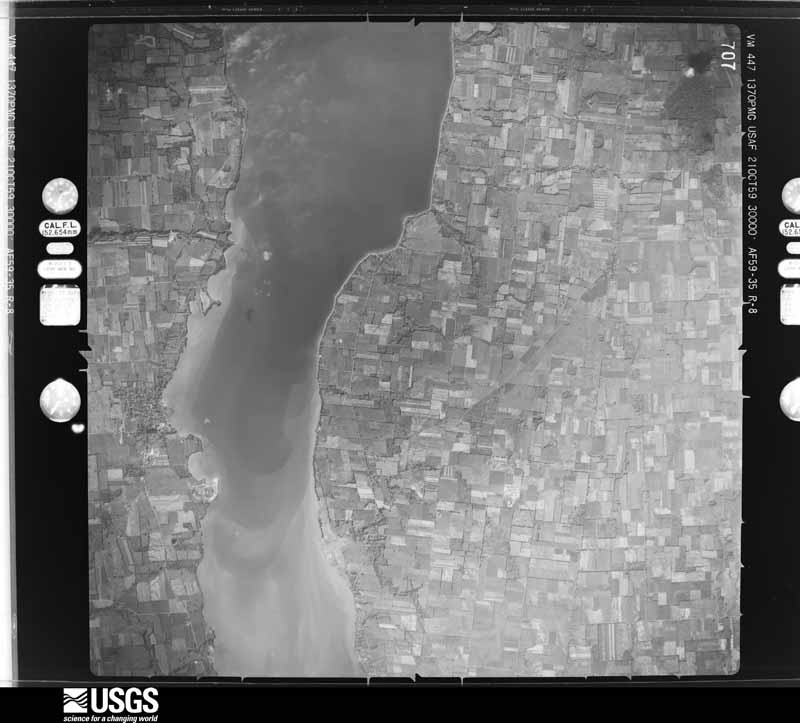 U.S. Geological Survey aerial photograph, 1959-10-21, scale 1:60000