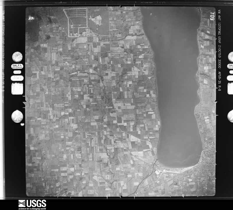 U.S. Geological Survey aerial photograph, 1959-10-21, scale 1:60000