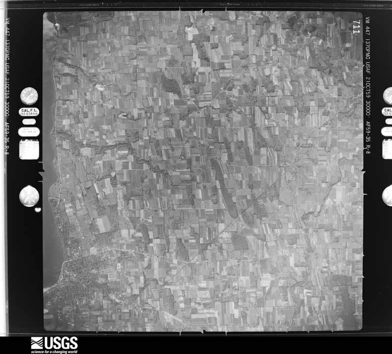 U.S. Geological Survey aerial photograph, 1959-10-21, scale 1:60000