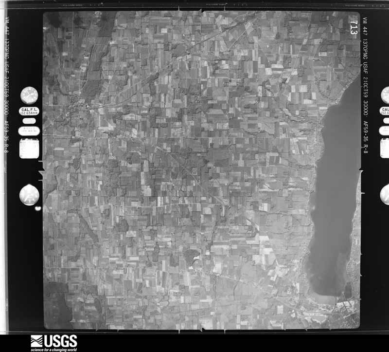 U.S. Geological Survey aerial photograph, 1959-10-21, scale 1:60000
