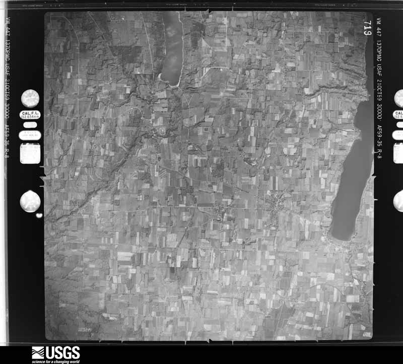 U.S. Geological Survey aerial photograph, 1959-10-21, scale 1:60000