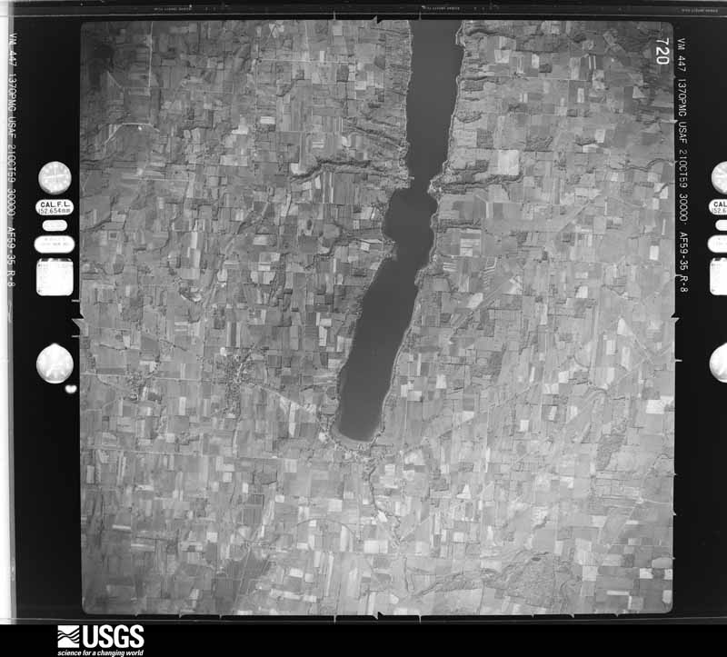 U.S. Geological Survey aerial photograph, 1959-10-21, scale 1:60000