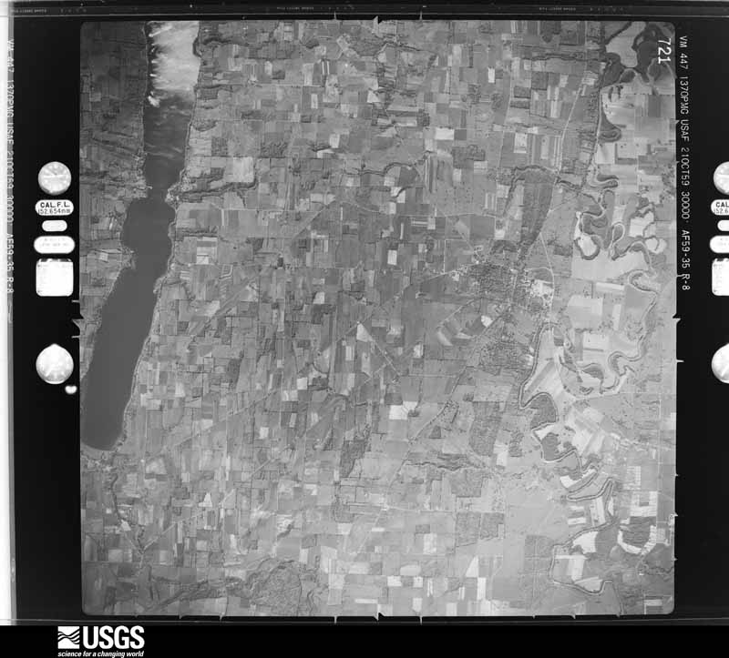 U.S. Geological Survey aerial photograph, 1959-10-21, scale 1:60000