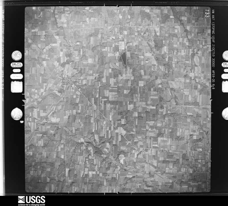 U.S. Geological Survey aerial photograph, 1959-10-21, scale 1:60000