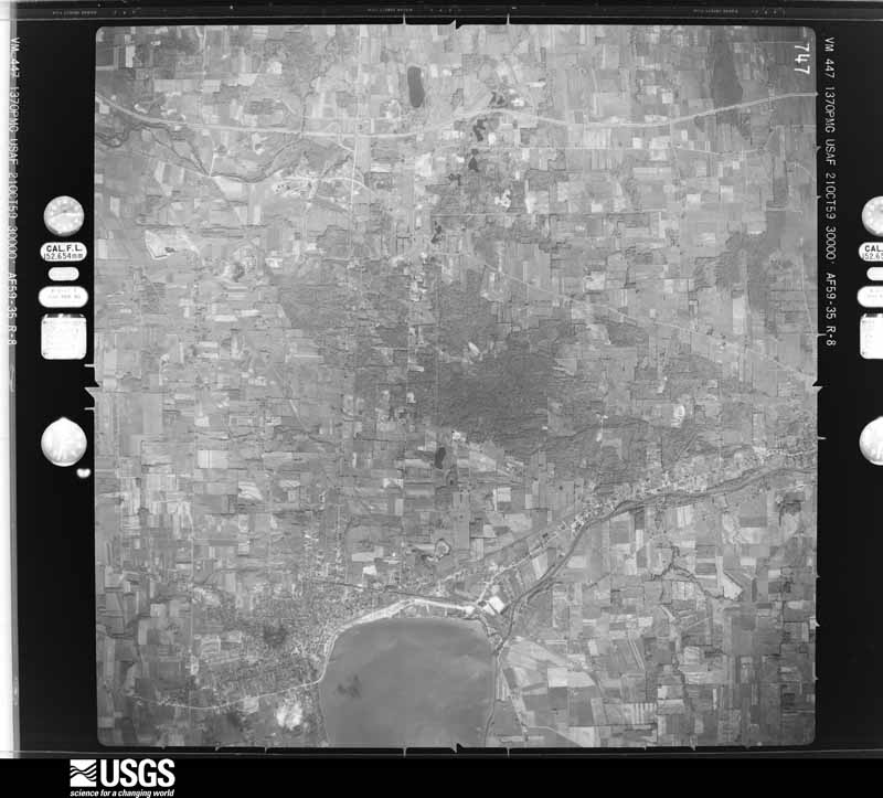 U.S. Geological Survey aerial photograph, 1959-10-21, scale 1:60000