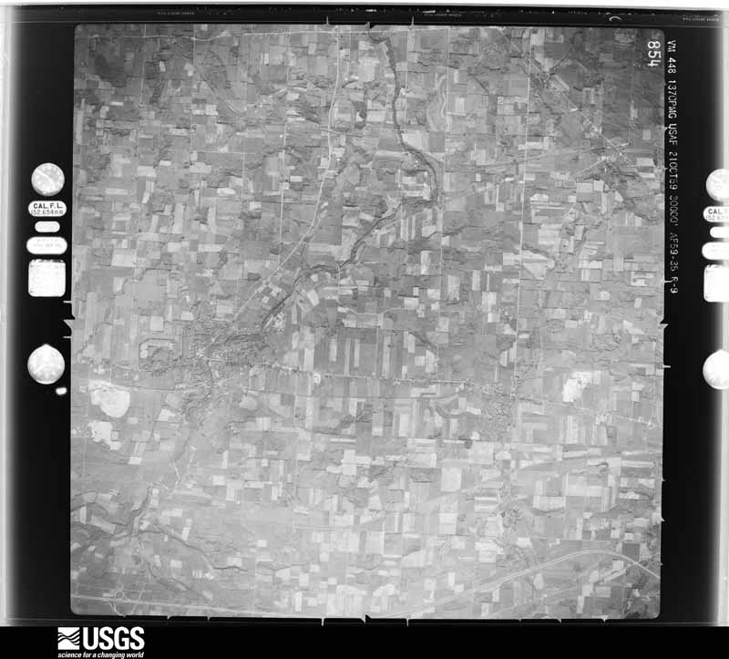 U.S. Geological Survey aerial photograph, 1959-10-21, scale 1:60000