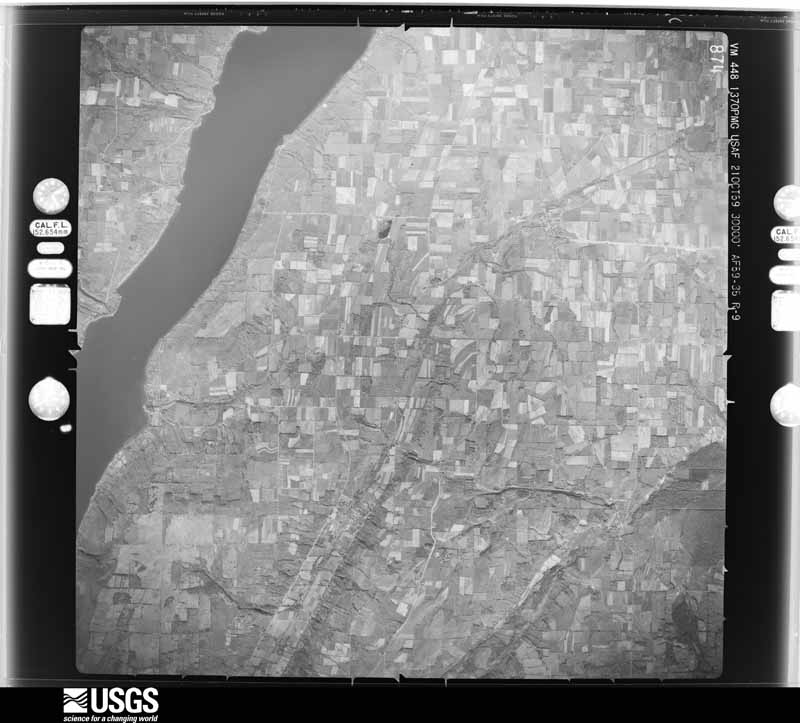 U.S. Geological Survey aerial photograph, 1959-10-21, scale 1:60000