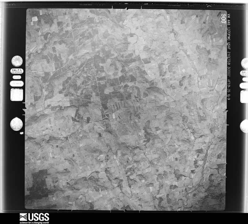 U.S. Geological Survey aerial photograph, 1959-10-21, scale 1:60000