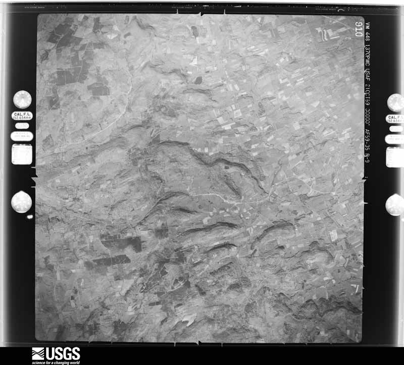 U.S. Geological Survey aerial photograph, 1959-10-21, scale 1:60000