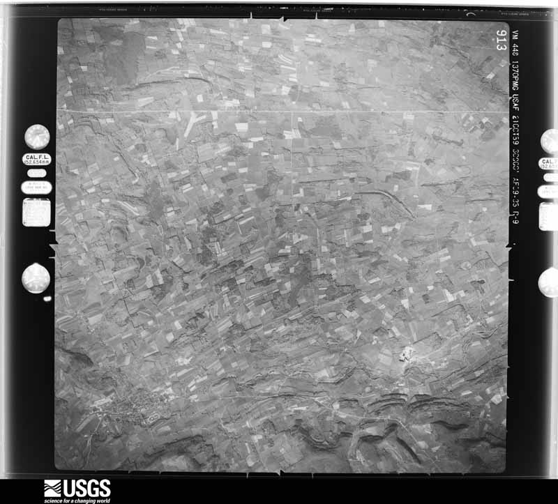 U.S. Geological Survey aerial photograph, 1959-10-21, scale 1:60000