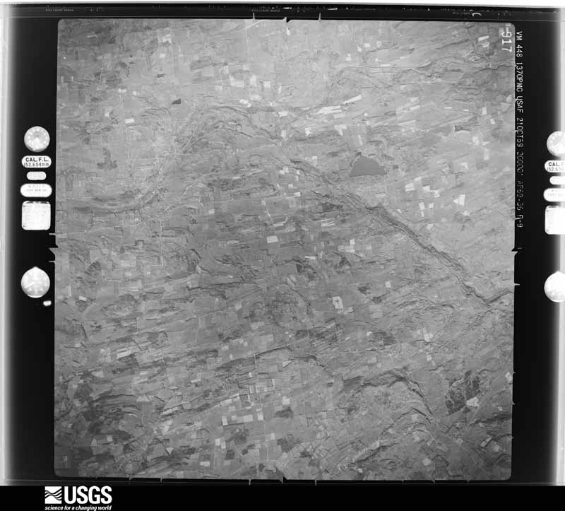 U.S. Geological Survey aerial photograph, 1959-10-21, scale 1:60000