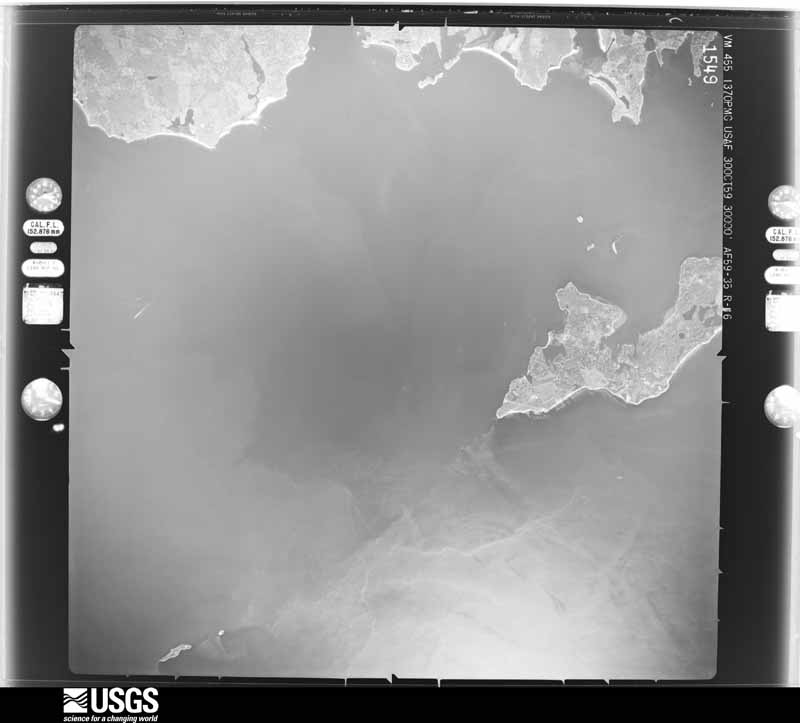 U.S. Geological Survey aerial photograph, 1959-10-30, scale 1:60000