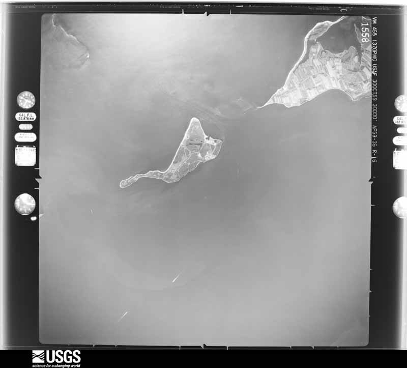 U.S. Geological Survey aerial photograph, 1959-10-30, scale 1:60000