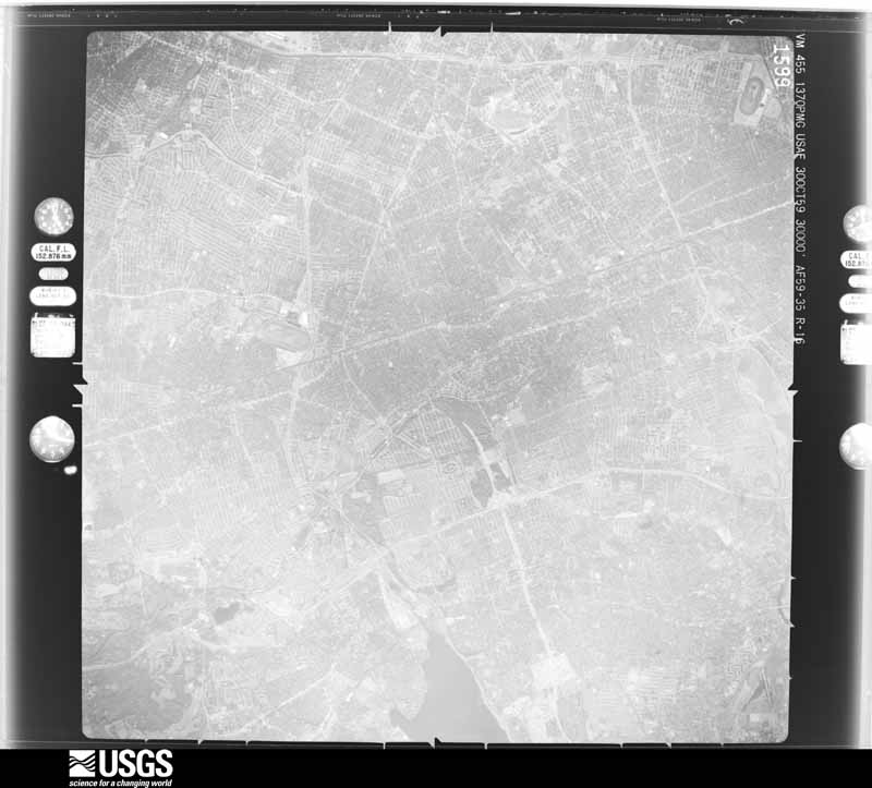 U.S. Geological Survey aerial photograph, 1959-10-30, scale 1:60000