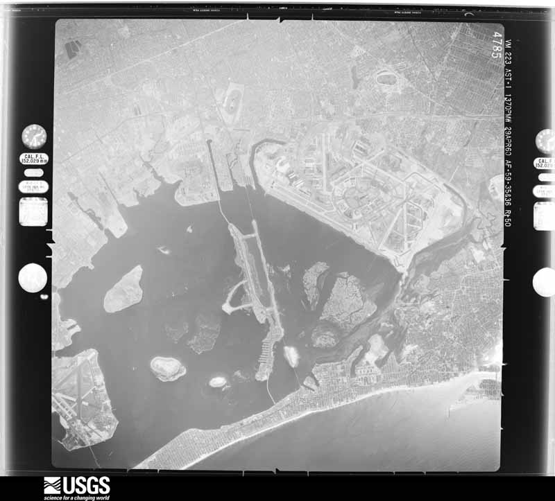 U.S. Geological Survey aerial photograph, 1960-04-29, scale 1:60000