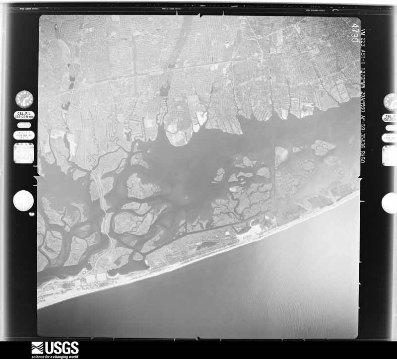 U.S. Geological Survey aerial photograph, 1960-04-29, scale 1:60000