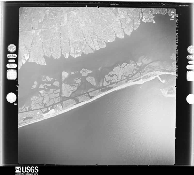U.S. Geological Survey aerial photograph, 1960-04-29, scale 1:60000