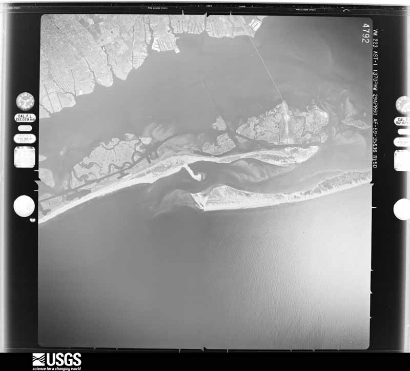 U.S. Geological Survey aerial photograph, 1960-04-29, scale 1:60000