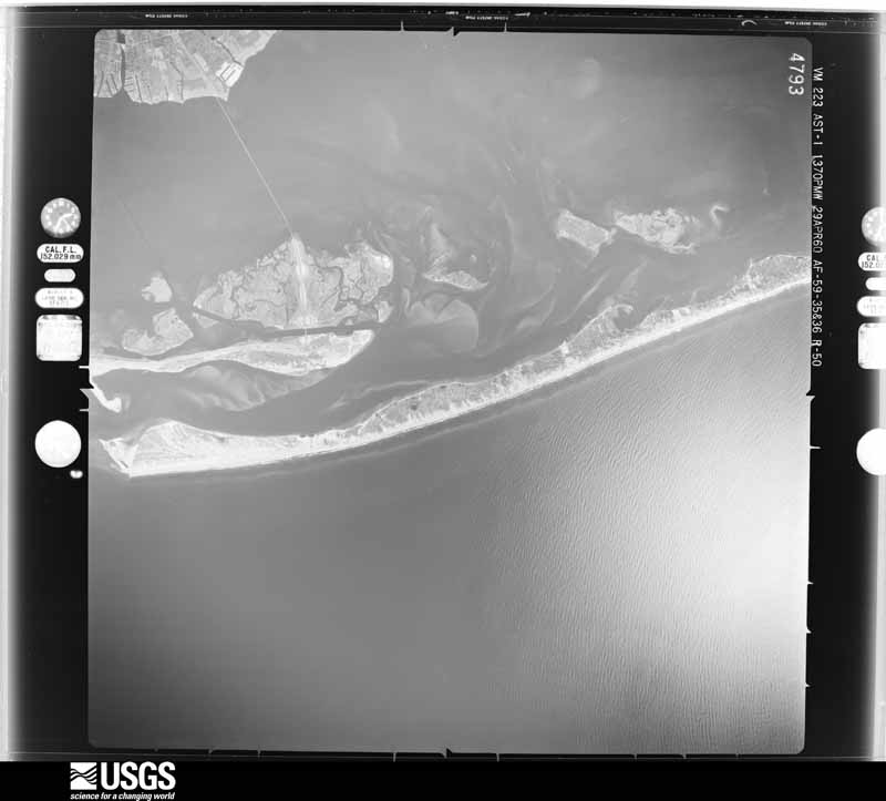 U.S. Geological Survey aerial photograph, 1960-04-29, scale 1:60000