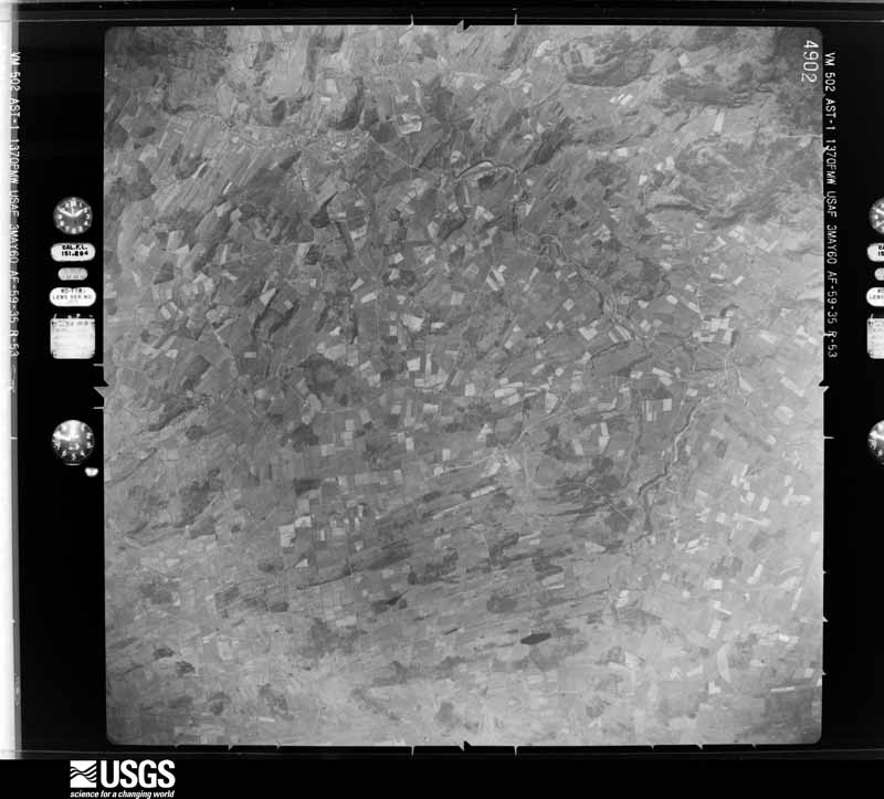 U.S. Geological Survey aerial photograph, 1960-05-03, scale 1:60000