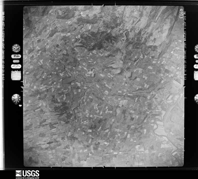U.S. Geological Survey aerial photograph, 1960-05-03, scale 1:60000