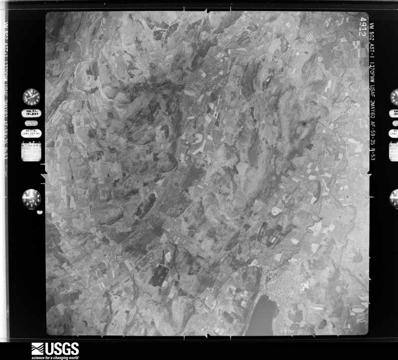 U.S. Geological Survey aerial photograph, 1960-05-03, scale 1:60000