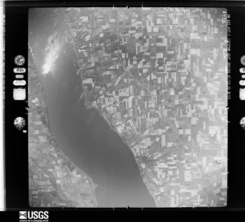 U.S. Geological Survey aerial photograph, 1960-05-03, scale 1:60000