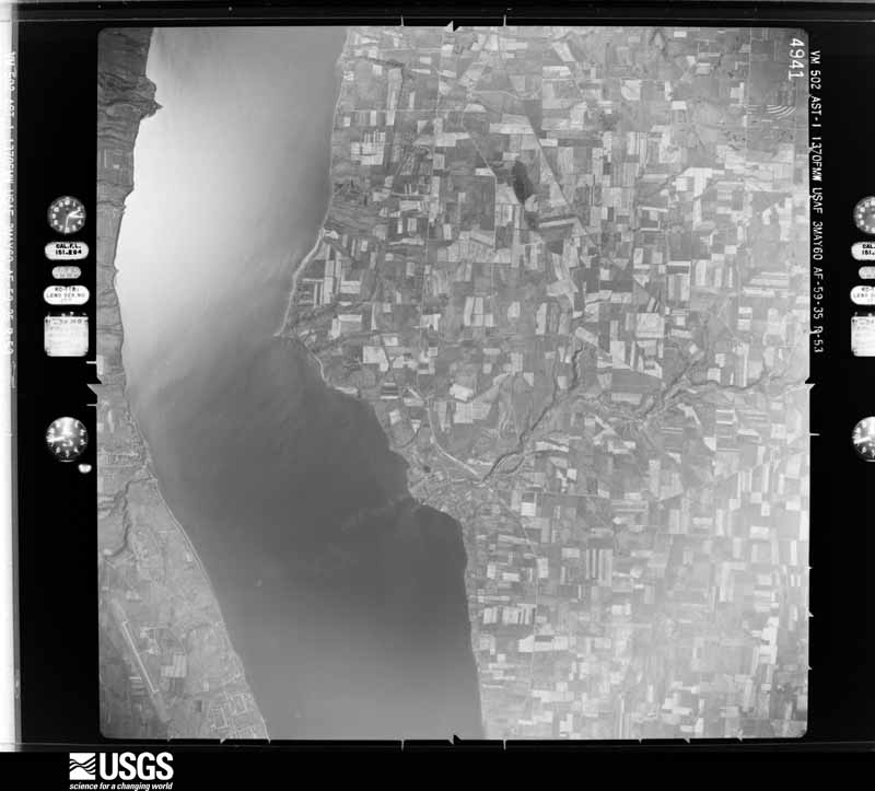 U.S. Geological Survey aerial photograph, 1960-05-03, scale 1:60000