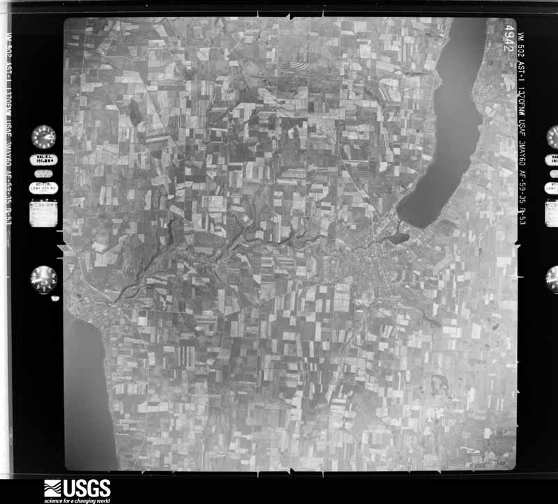 U.S. Geological Survey aerial photograph, 1960-05-03, scale 1:60000
