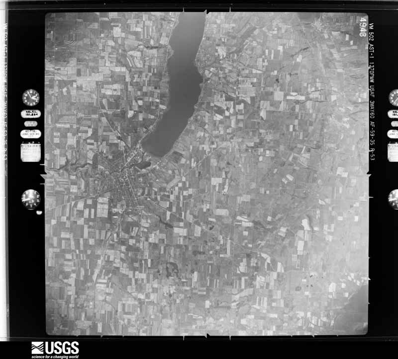 U.S. Geological Survey aerial photograph, 1960-05-03, scale 1:60000