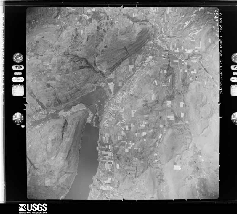 U.S. Geological Survey aerial photograph, 1960-05-03, scale 1:60000