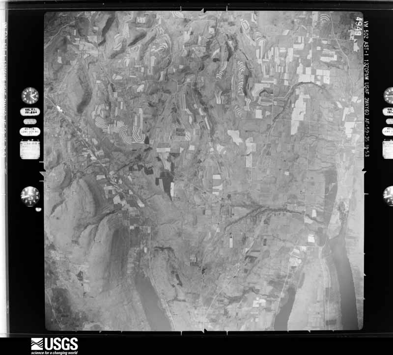 U.S. Geological Survey aerial photograph, 1960-05-03, scale 1:60000