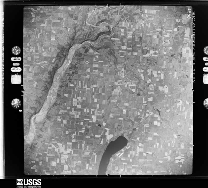 U.S. Geological Survey aerial photograph, 1960-05-03, scale 1:60000