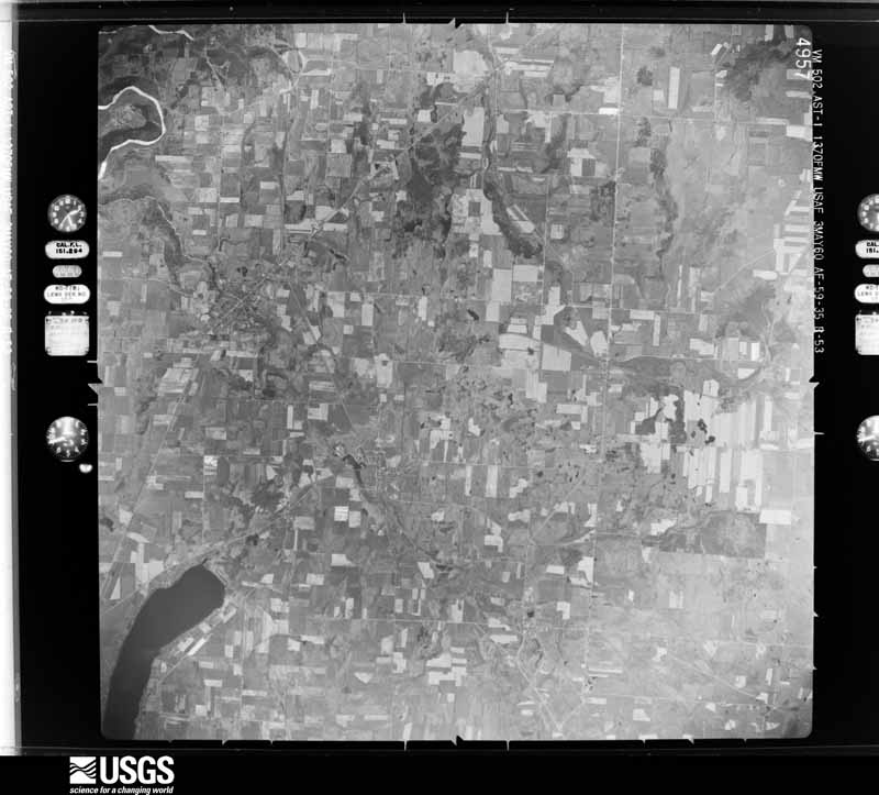 U.S. Geological Survey aerial photograph, 1960-05-03, scale 1:60000