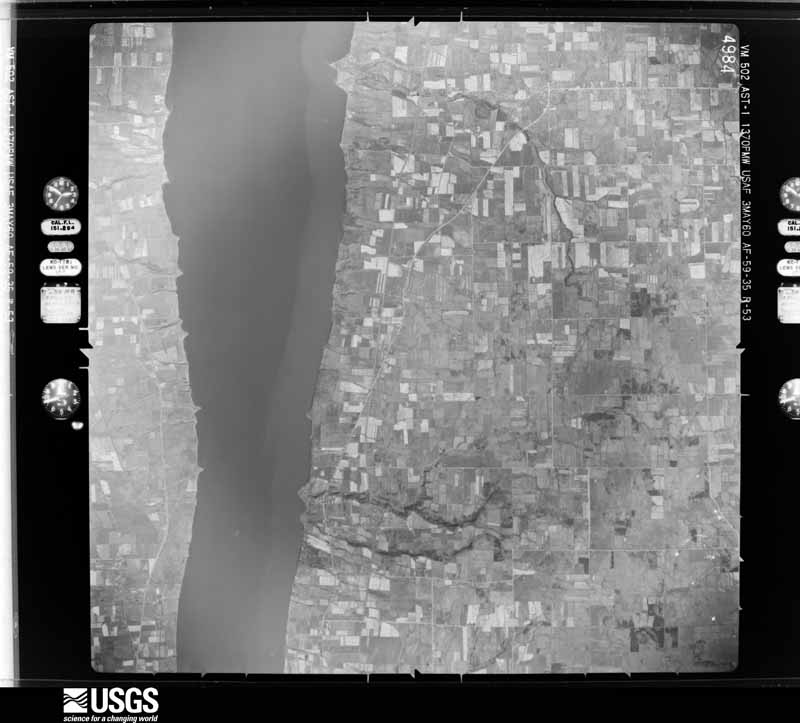 U.S. Geological Survey aerial photograph, 1960-05-03, scale 1:60000